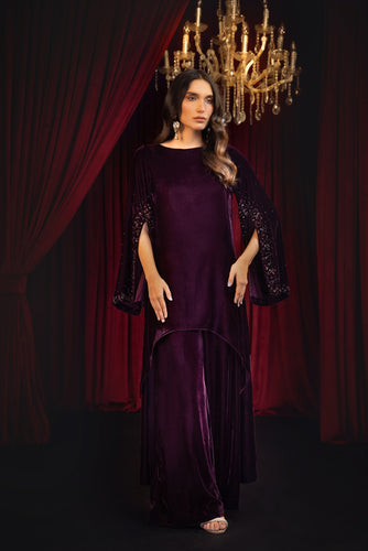 Midnight Plum Velvet