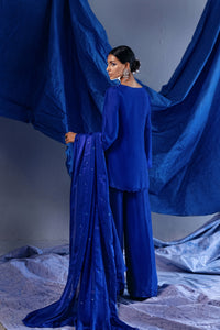 Sapphire Luxe Rawsilk