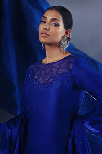 Sapphire Luxe Rawsilk