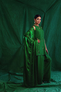 Emerald Opulence Rawsilk