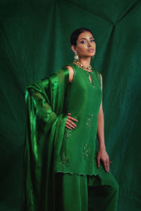 Emerald Opulence Rawsilk