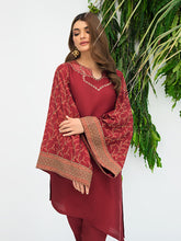 Load image into Gallery viewer, Samba Red raw silk box sleeves