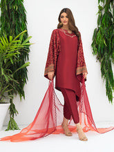 Load image into Gallery viewer, Samba Red raw silk box sleeves